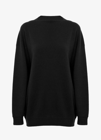 Women's Black Cashmere Sweater | ALAÏA ID