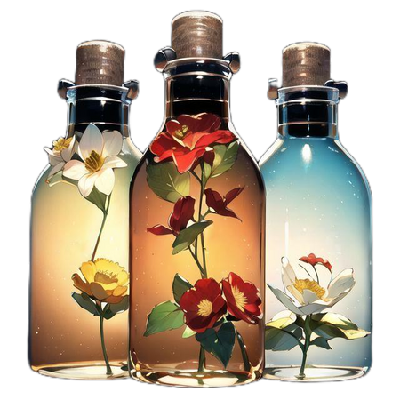 bottle flower 🌼 fairy 🧚🏻‍♀️