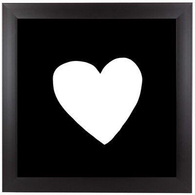 black heart frame