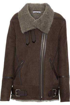 Barrett Leather And Shearling-trimmed Suede Jacket