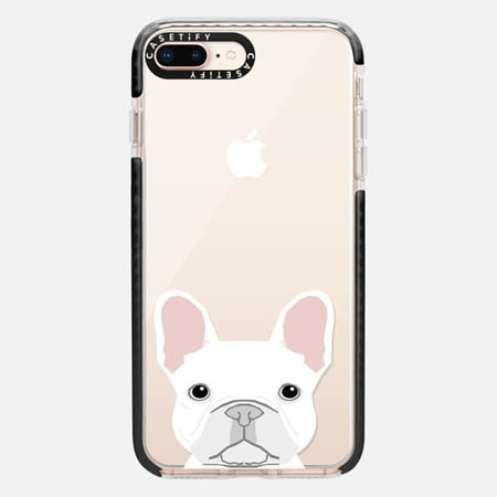 Frenchie cute french bulldog white transparent – Casetify