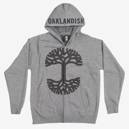 Tree Logo Applique Zip Hoody – Oaklandish