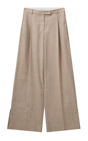 Lino Pleated Linen-Blend Pants By The Garment | Moda Operandi