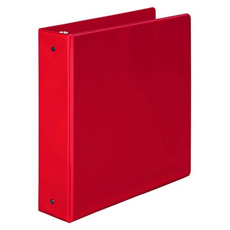 Amazon.com : Wilson Jones 368 Basic Round Ring Binder, 2 Inch, Red (W368-44NR) : Office Supplies Red Binders : Office Products