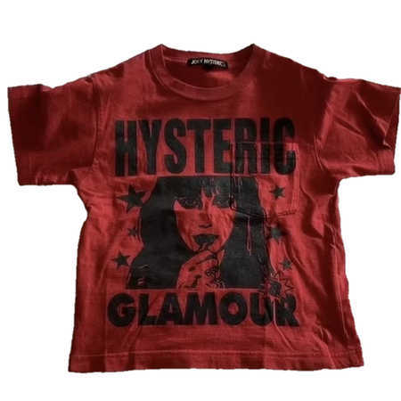 hysteric glamour red tee