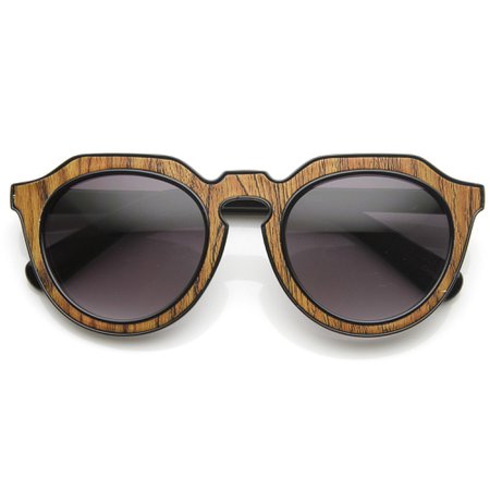 Trendy Women's Designer Block Cut Pattern Sunglasses - zeroUV