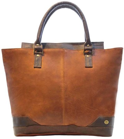 MAHI Leather - Leather Florence Tote Handbag In Vintage Brown