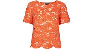orange lace blouse - Google Search