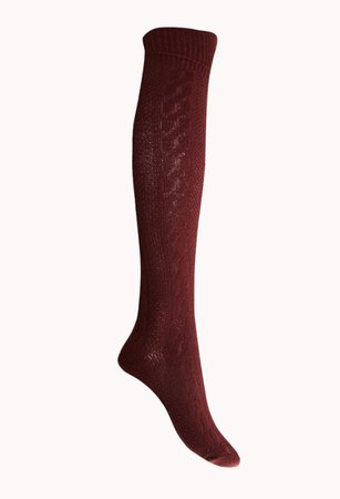 forever-21-burgundy-cable-knit-knee-high-socks-product-1-13455599-733699758.jpeg (750×1101)