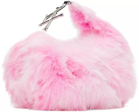 1xblue-ssense-exclusive-pink-faux-fur-bag.jpg (864×698)