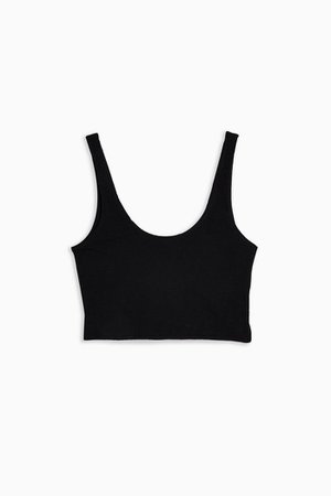 Black Cropped Camisole Top | Topshop