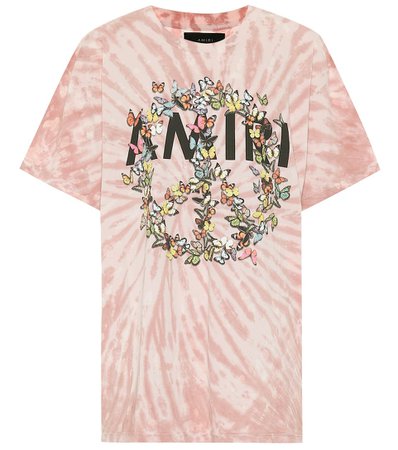 Peace Butterfly Cotton T-Shirt - Amiri | Mytheresa