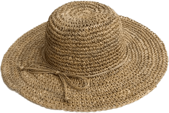 Wide Brim Straw Hat by Justine Hats