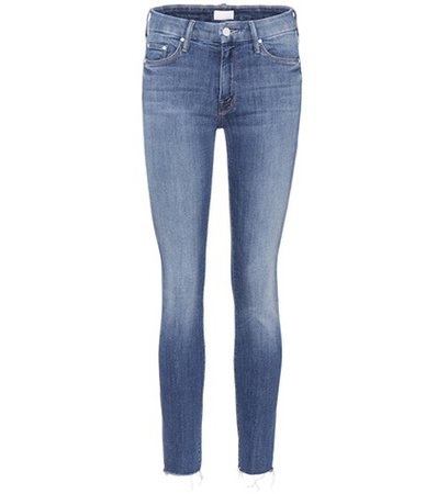 Looker Ankle Fray high-rise jeans