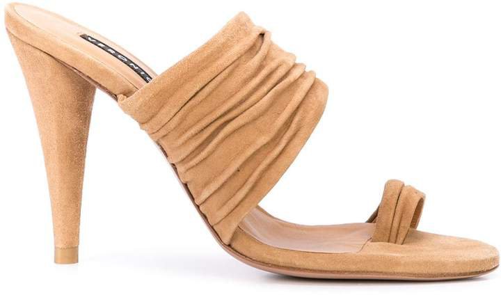 high-heeled sandals
