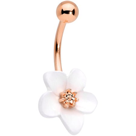 Rose Gold Belly Button Rings – BodyCandy