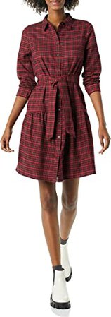 Amazon.com: Amazon Essentials Women's Mini Feminine Flannel Shirt Dress : Clothing, Shoes & Jewelry
