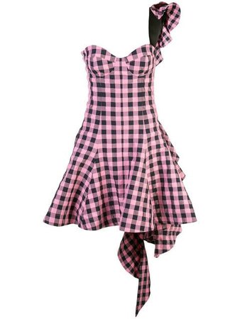 Natasha Zinko checked flared dress $653 - Buy Online SS19 - Quick Shipping, Price