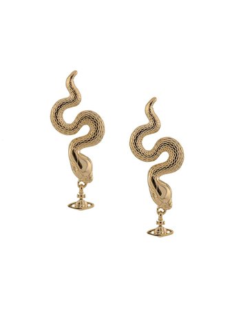 Vivienne Westwood Avalon Snake Stud Earrings - Farfetch