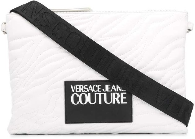 Quilted Logo Clutch Bag
