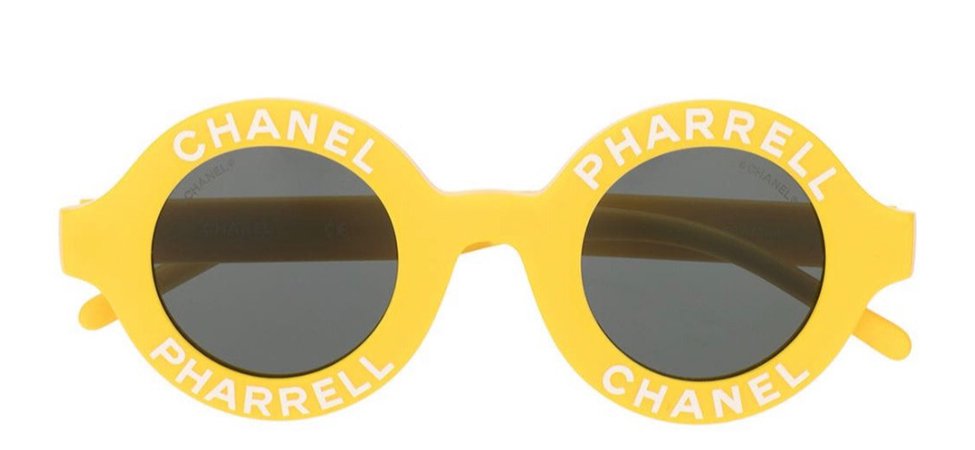 Chanel X Pharrell Yellow Sunglasses