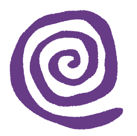 purple swirl vector 1