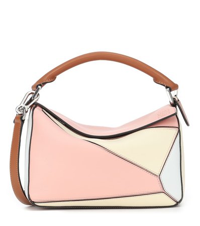 Loewe - Paula's Ibiza Puzzle Small leather shoulder bag | Mytheresa