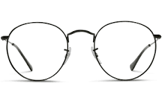 wire frame glasses black - Google Search