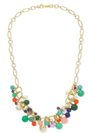 Ippolita | Nova Cluster 18-karat gold multi-stone necklace | NET-A-PORTER.COM