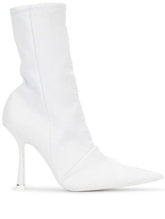 Alexander Wang Vanna Embroidered Ankle Boots - Farfetch