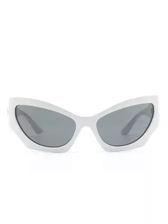 Versace Eyewear Oversized cat-eye Sunglasses - Farfetch