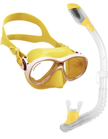 Yellow snorkel gear