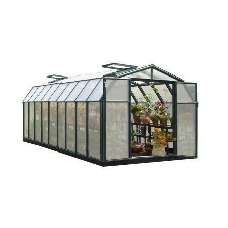 Rion Hobby Gardener 2 Twin-Wall Greenhouse, 8' x 20', Green in 2018 | Products | Pinterest | Polyvore, Garden and Rion
