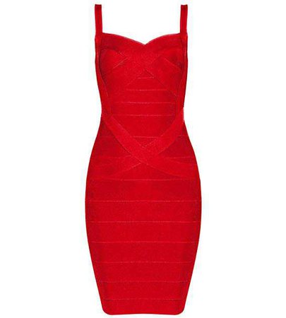 Amazon.com: Bqueen Women's Spaghetti Strap Bodycon Bandage Dress BQ1636-1: Clothing