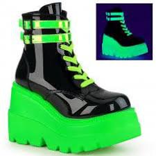 green glow in the dark ultimate creeper boot