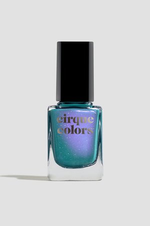 Green Blue Shimmer Nail Polish - Cirque Colors Lucid Dream