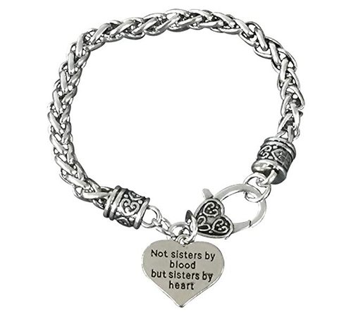 Amazon.com: Infinity Collection Best Friends Bracelet- Not Sisters by Blood But Sisters by Heart Bracelet- Friend Jewelry for Friends: Sports & Outdoors