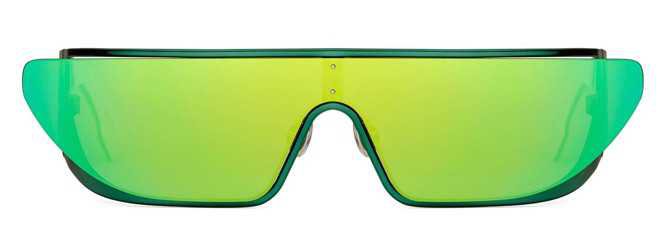 CHRISTIAN DIOR X RIHANNA Green Mirror Sunglasses