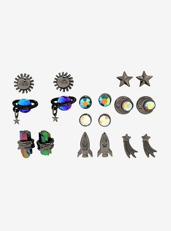 Out Of This World Space Earring Set