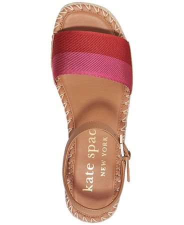 kate spade new york Women's Picnic Ankle-Strap Platform Wedge Sandals & Reviews - Sandals - Shoes - Macy's