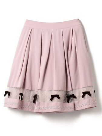For you Ribbon skirt / mille fille closet (skirt / flare skirt) | LODISPOTTO (Roddy spot) mail order | Fashion Walker