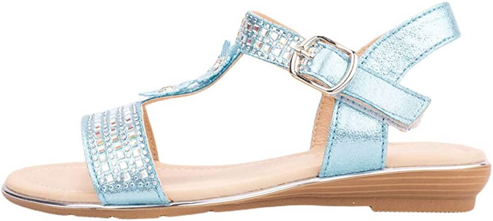 Amazon.com: Rommedal Toddler Little Big Kids Girls Party Wedding Princess Dress Sandals Platform wedge heel Sandals : Clothing, Shoes & Jewelry