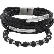black leather bracelets - Google Search