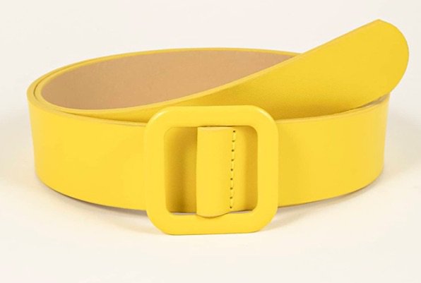 yellow mod belt