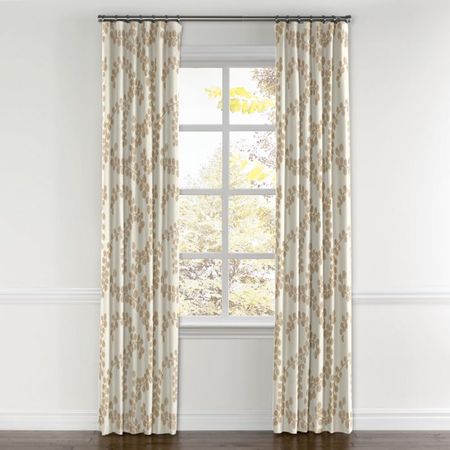 Gold Metallic Swirl Curtains with Pocket | Loom Decor
