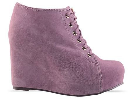 purple ankle boots wedge lavender - Google Search