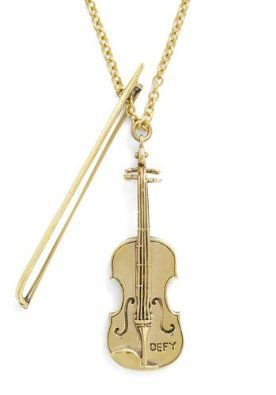 violin necklace