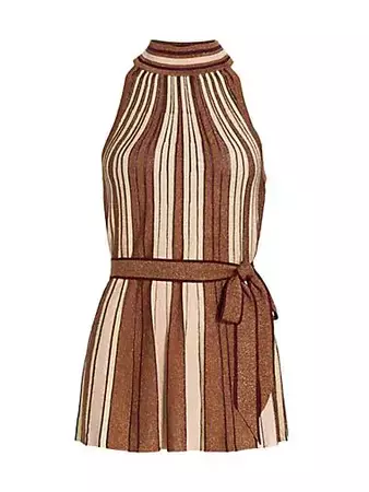 Shop Zimmermann Luminosity Lurex Stripe Skirt | Saks Fifth Avenue