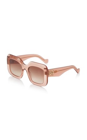 Oversized Square-Frame Acetate Sunglasses By Loewe | Moda Operandi