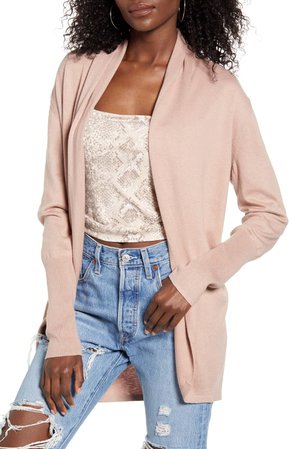 Leith Open Front Cardigan | Nordstrom